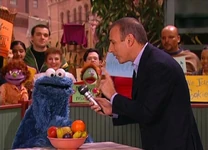 Matt Lauer interviews Cookie Monster in Episode 4115