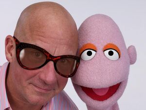 John and bald muppet