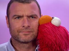 Liev Schreiber & Elmo Sesame Street episode 4264