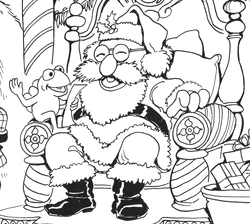 Pops Santa Merry Xmas cbook