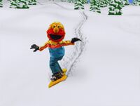 Snowboarder Elmo's World: Eyes