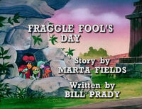 "Fraggle Fool's Day" title card