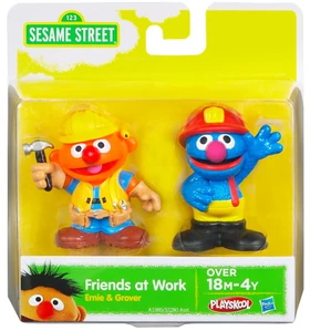 Fw eg2.jpg (50 KB) "Friends at Work" Ernie construction worker and Grover fireman 2013