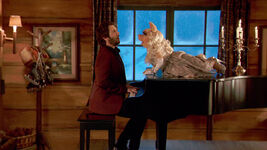 Episode 102: Hostile Makeover: Miss Piggy scoots around on Josh Groban's piano (possibly not Bunraku style)