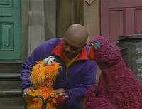 Telly and later Zoe in Sesame Street Episode 3150