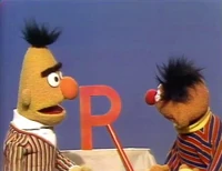 Ernie and Bert: P-R Confusable Letters (First: Episode 1151)