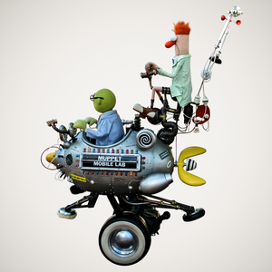 Muppet mobile lab side view cutout