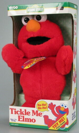 Tickle me elmo box