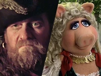 Bernie Flint and Benjamina GunnMuppet Treasure Island