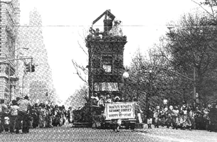 Sesame Street float, 1979