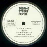 C is for Cookie disco remix by Larry Levan, 12 inch promo, 1978