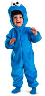 Cookie Monster Deluxe Two-Sided Plush Jumpsuit