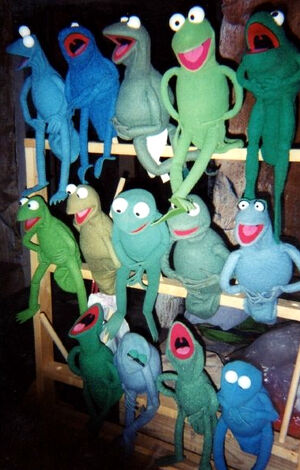 Muppet frogs