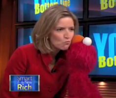 Christine Romans & Elmo CNN's Smart Is the New Rich