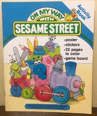 The activity book that came with the gift set.