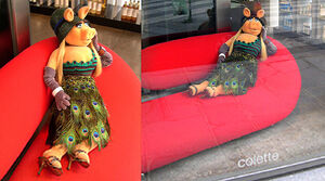 The porcine model at Colette in Paris