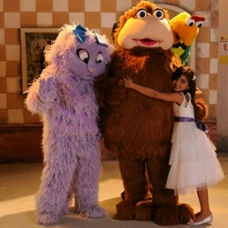 The rebuilt characters for the ad