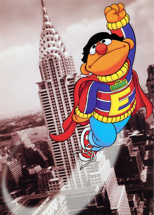 Super Ernie German postcard 1999