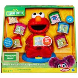 Elmo alphabet blocks box