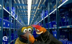 Pepe finds a ring in the QVC stockroom