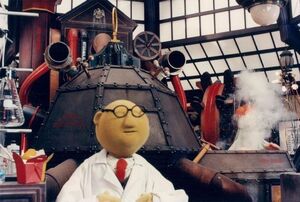 Bunsen and Beaker at Muppet Labs.