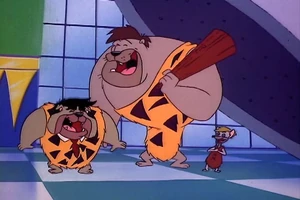 Dog City meets the Flintstones