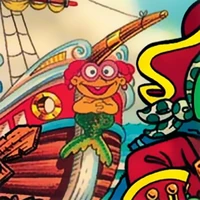 MuppetsBabies-PlaceMats-(1989)-SkeeterMermaid.png (190 KB) Baby Skeeter on a Muppet Babies placemat