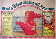 Inflatable La Choy Dragon promotional item