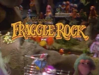 Jim Henson's Fraggle Rock opening title card for the special edition of this release. Unlike the opening on the standard version, the logo is shown during the final verse, and fades out at the usual point that the original logo would fade in.