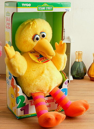 Talking big bird toy store