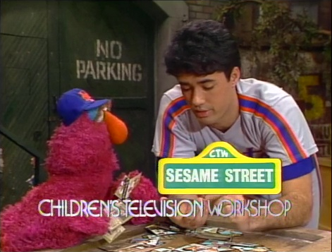 Mets Pics on X: Mets on Sesame Street: Ron Darling, Big Bird and