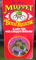 Muppet bicycle reflectors