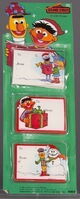 Sesame Street gift tags 1981