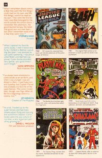 Fifty Who Made DC Great (1985), in which Jim Henson cites DC Comics characters as some of his favorites.