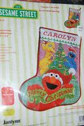 Elmo, Big Bird and Cookie Monster Stocking 2000 68-73