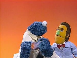 Cookie Monster and the Bill Nye Anything Muppet.