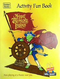 Muppet Treasure Island Activity Fun Book Western Publishing exclusive for McDonald's at Wal-Mart stores 1996