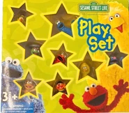 The cast inside the package