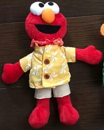 Sony Elmo plush-Hawaiian shirt