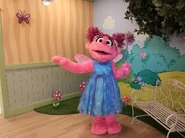 Abby in her Star Studio at PortAventura.