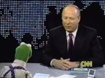Kermit interviews political consultant and presidental advisor David Gergen.