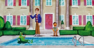 Gary and Walter meet a lounging Kermit in I Am Kermit the Frog.