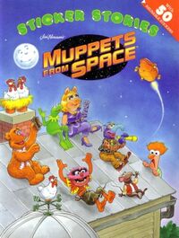 Muppets From Space Sticker Stories 1999