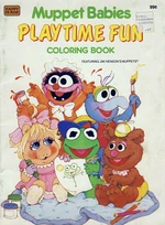 Muppet Babies Playtime Fun Happy House Books 1984