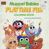 muppet babies coloring book