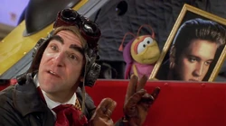 Huxley's velvet Elvis in Elmo in Grouchland