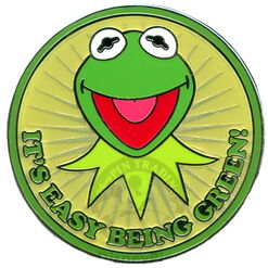 "It's Easy Being Green" Disney pin, 2009