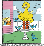 Heathcliff20160816.gif (83 KB) The August 16, 2016, strip also features an appearance by Big Bird.