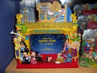 Kermit, Piggy and Mickey appear together on a 2006 Hollywood Pictures Backlot picture frame.