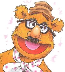 Fozzie in his glasses in the book Fozzie's Funnies.